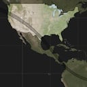 Este mapa, proporcionado por la NASA, muestra la ruta que seguirá el eclipse anular solar del sábado 14 de octubre de 2023 a través de Norteamérica, Centroamérica y Sudamérica. (NASA vía AP)