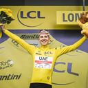 07/07/2022 - Tour de France 2022 - Etape 6 - Binche / Longwy (219,9km) - POGACAR Tadej (UAE TEAM EMIRATES) - Avec le maillot Jaune © A.S.O./Pauline Ballet