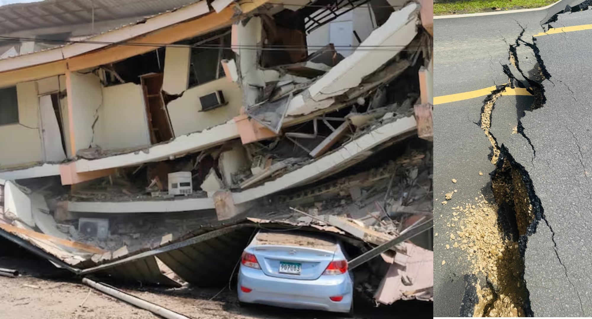 Un fuerte sismo de magnitud 8,0 sacudió territorio panameño. El epicentro del movimiento sísmico se ubicó cerca de Pitaloza Arriba.