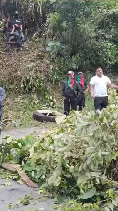 Tensión entre indígenas y comunidad por nuevo bloqueo en el Cauca