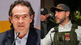 Alcalde Federico Gutiérrez y el presidente Abelardo De La Espriella.