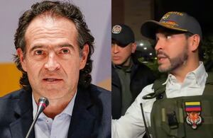 Alcalde Federico Gutiérrez y el presidente Abelardo De La Espriella.