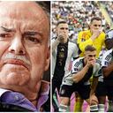 Fútbol Fútbol - Copa Mundial de la FIFA Qatar 2022 - Grupo E - Alemania contra Japón - Estadio Internacional Khalifa, Doha, Qatar - 23 de noviembre de 2022 los jugadores de Alemania se cubren la boca mientras posan para una foto de grupo del equipo antes del partido REUTERS/Annegret Hilse