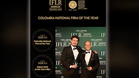 Martínez Quintero Mendoza González Laguado & De La Rosa fue elegida Firma Nacional del Año en Colombia en los galardones de IFLR Americas Awards 2026, entregados en Nueva York.