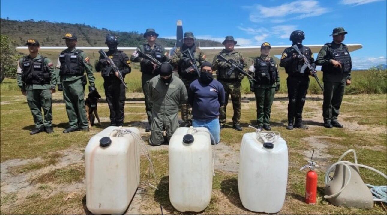 Un colombiano y un venezolano fueron detenidos