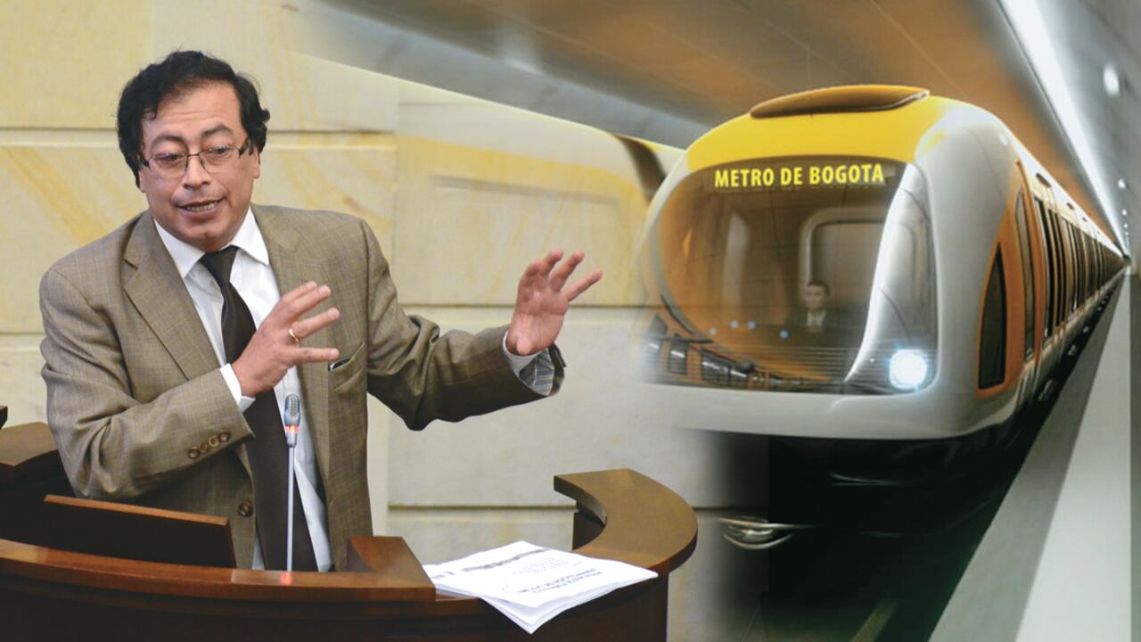 Gustavo Petro dejó listos los estudios del metrio.