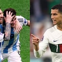Messi, Julián Álvarez, Cristiano Ronaldo. Qatar 2022.