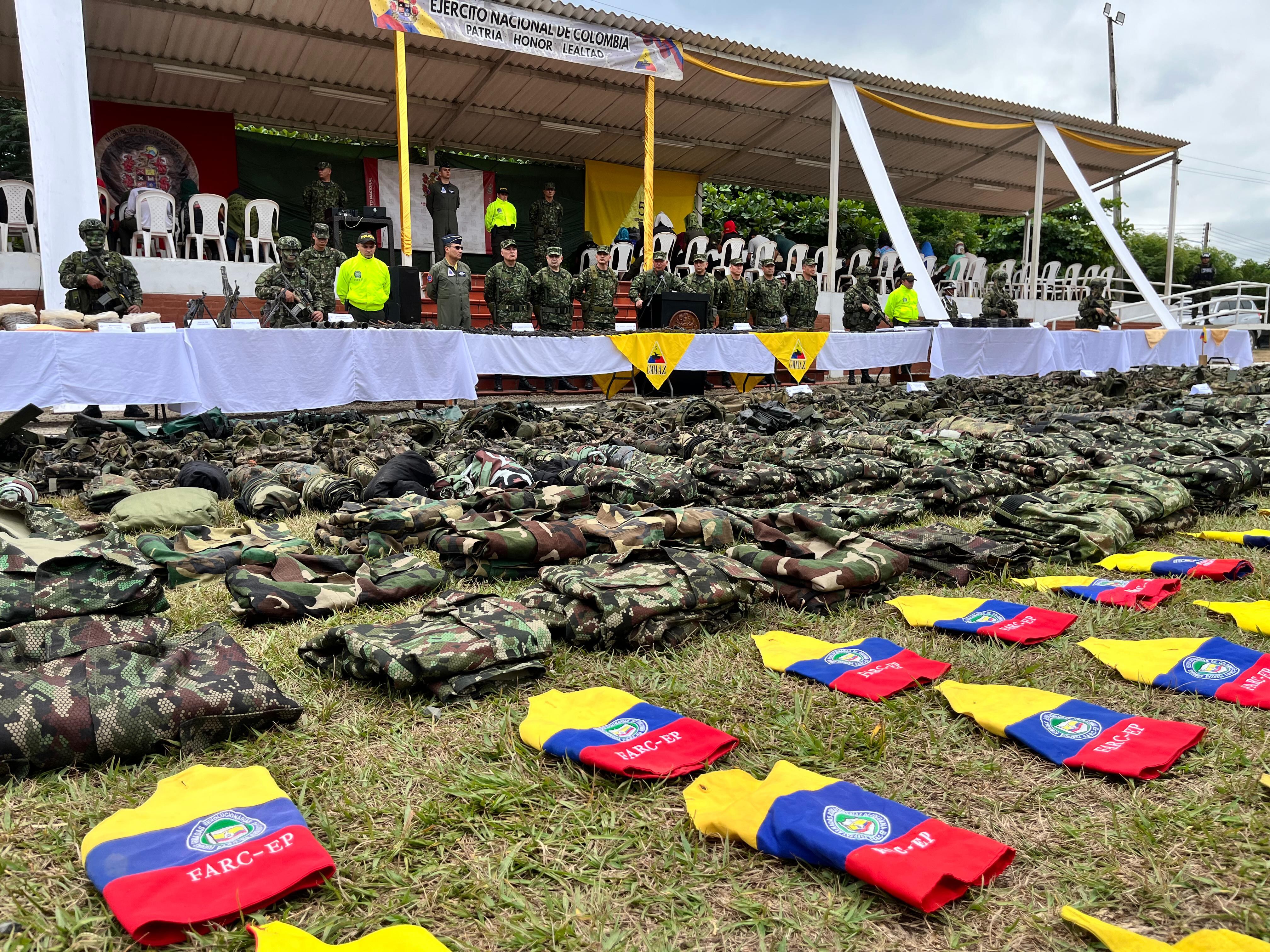 Ejército Nacional incauta material de guerra en el Catatumbo.