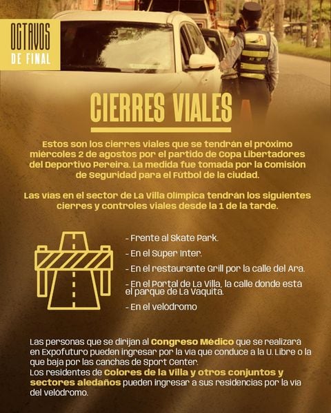 Las autoridades ejecutan un plan especial de seguridad en los alrededores del escenario deportivo