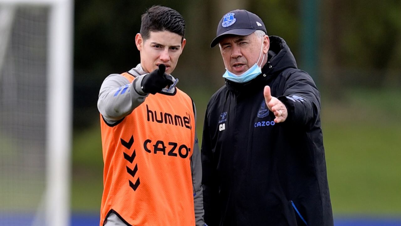 James Rodríguez, volante colombiano.