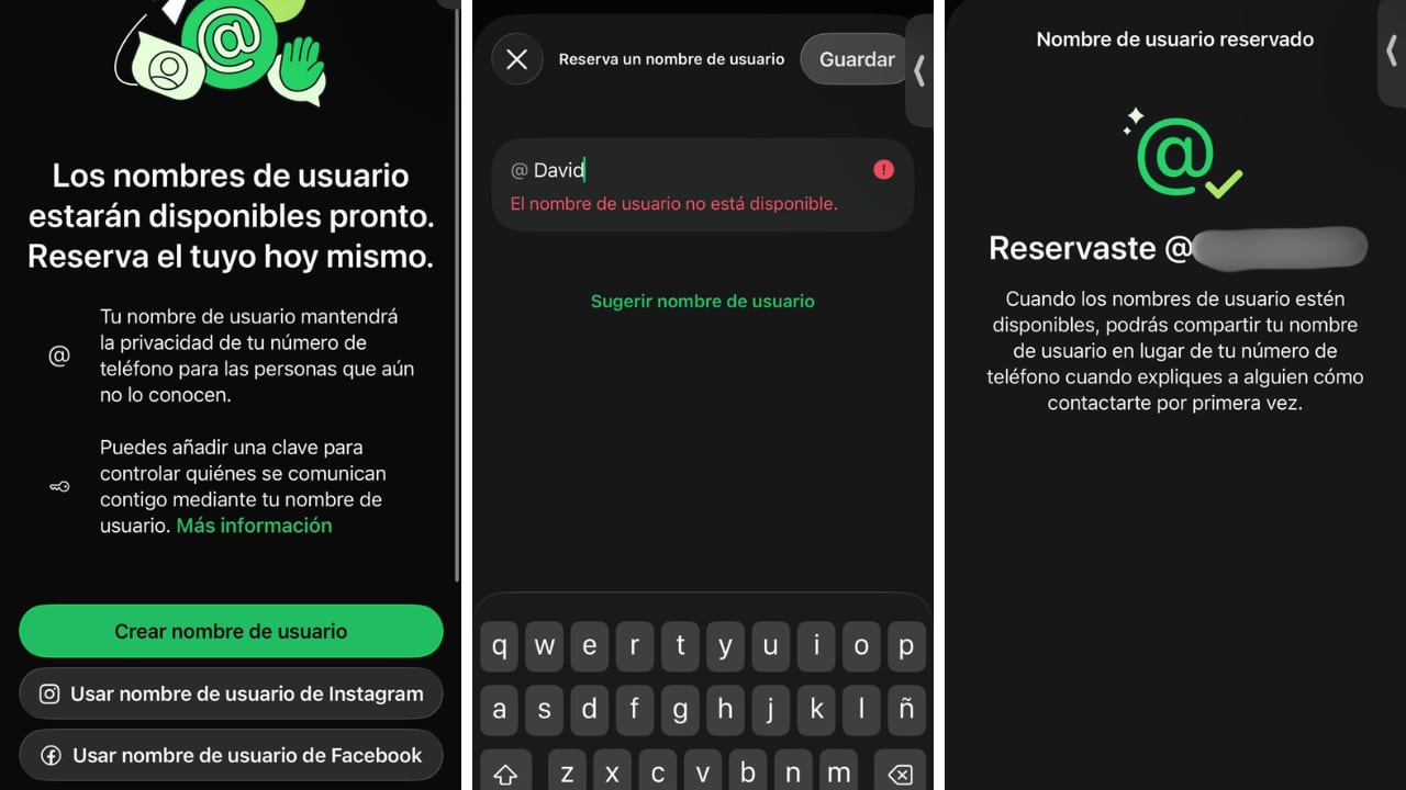 Cómo encontrar la opción para crear un nombre de usuario en WhatsApp