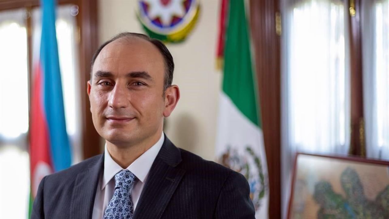 El embajador residente en México y concurrente en Colombia, Perú, Panamá, Costa Rica, Honduras y Guatemala, Mammad Talibov.