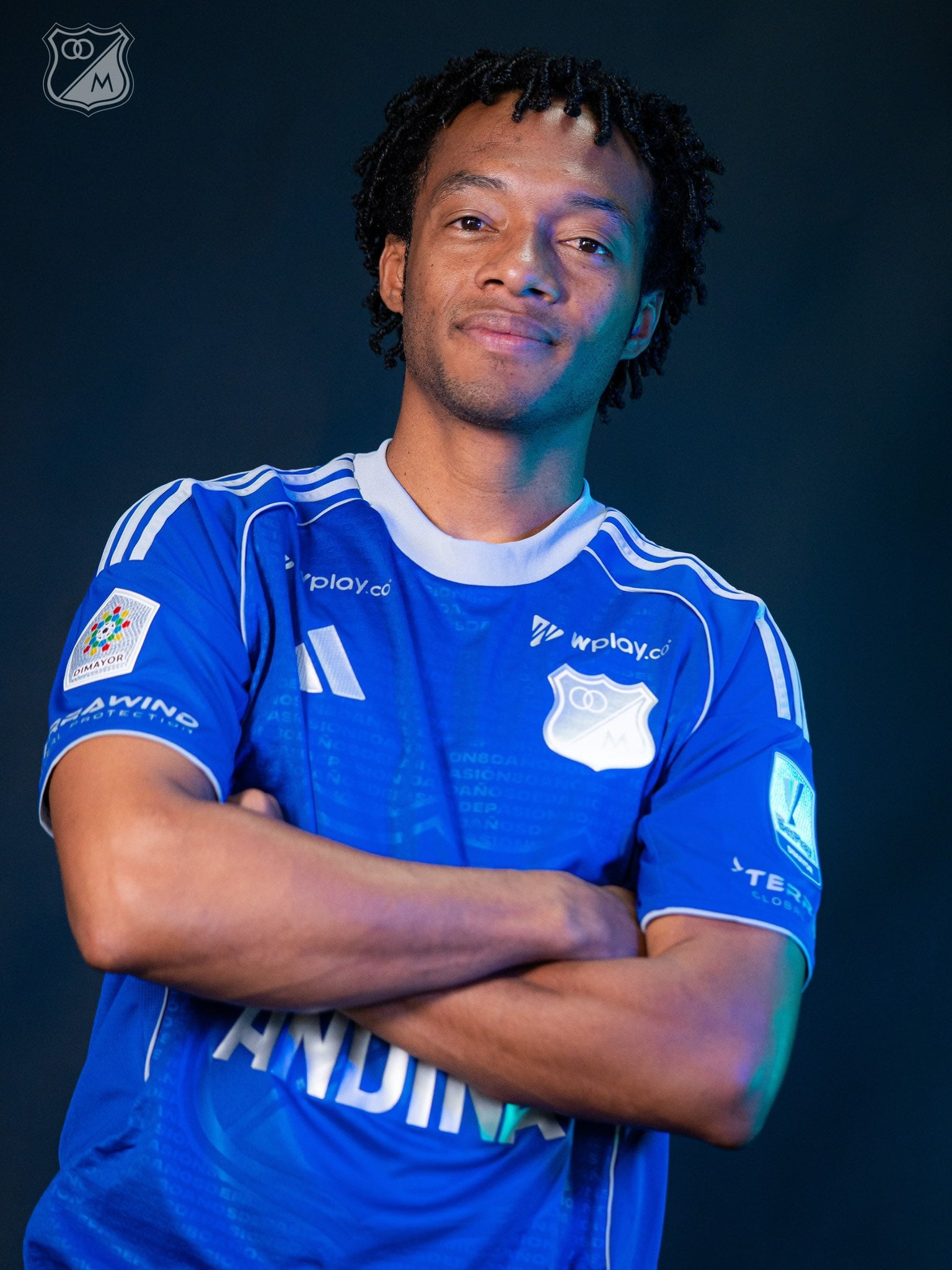 Millonarios presentó a Juan Guillermo Cuadrado como su nuevo fichaje de lujo