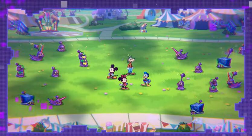 En el juego puede encontrar a varios de los personajes característicos de Disney