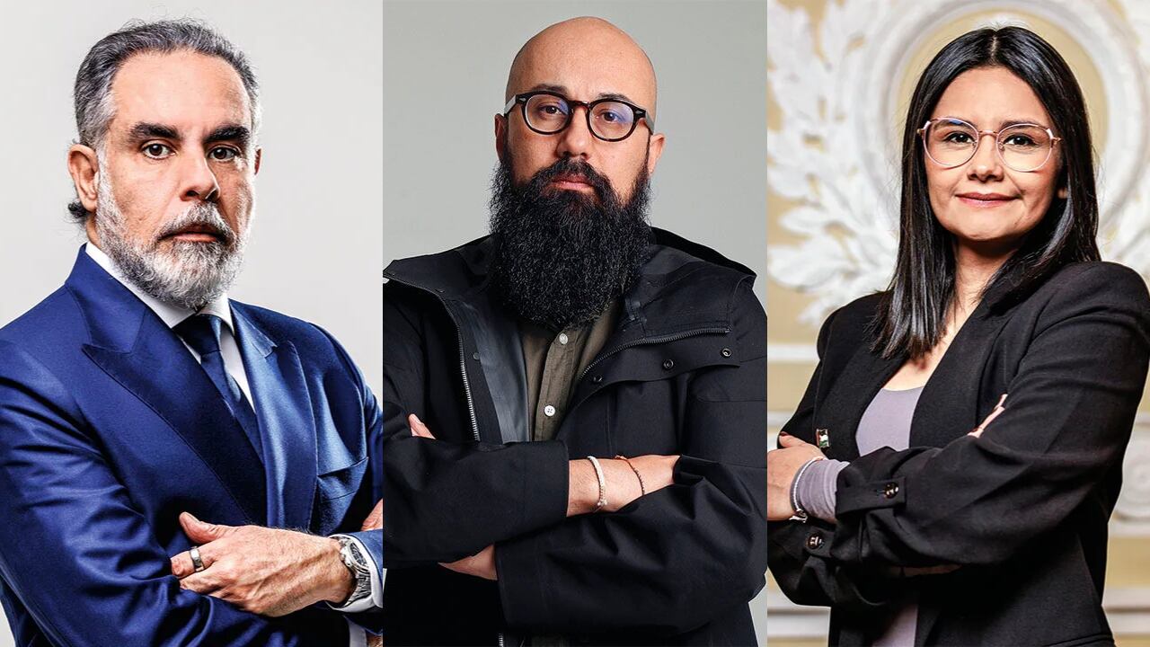 Armando Benedetti, Carlos Carrillo y Angie Rodríguez.