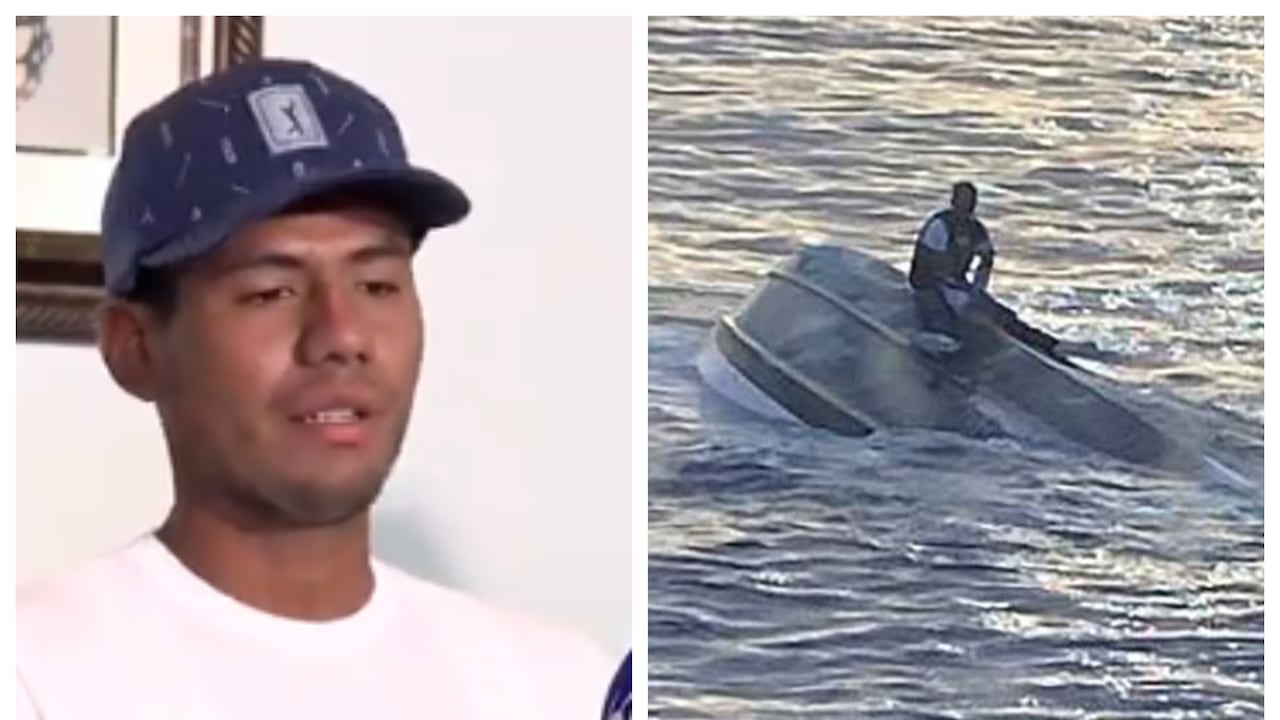 Juan Esteban Montoya, un colombiano de 22 años, fue el único sobreviviente en el naufragio de una embarcación que iba hacia el sur de la Florida. En la tragedia perdió a su hermana María Camila, de 18 años.
