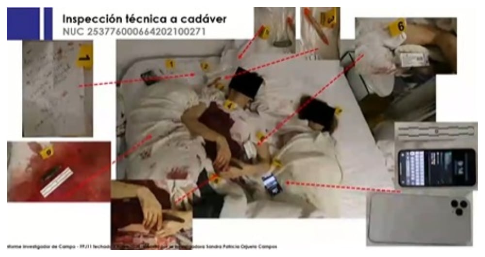 Cuerpos sin vida de Mauricio Leal y su mamá, Marleny Hernández