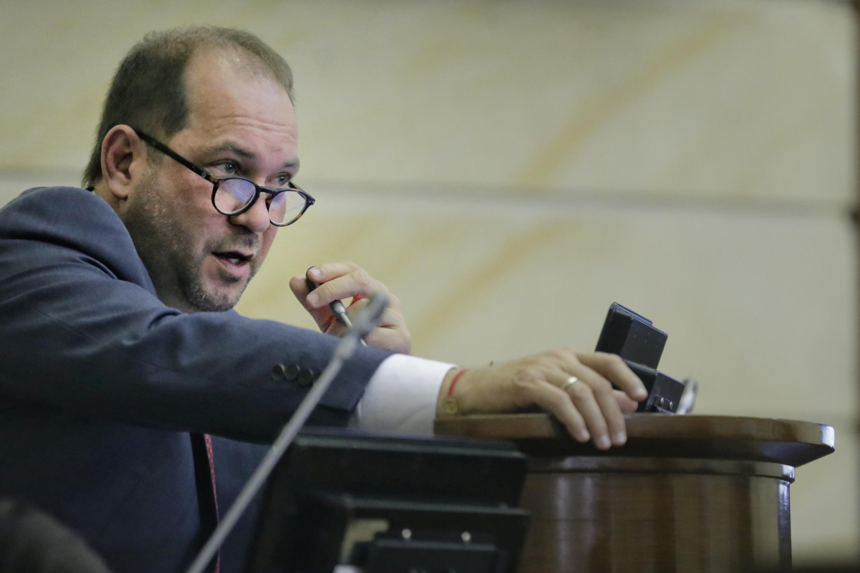 Lidio García Turbay, presidente de la Comisión Segunda del Senado. 