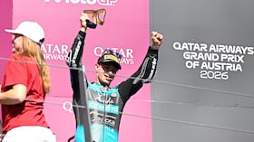 David Alonso subido al top 3 del GP de Austria