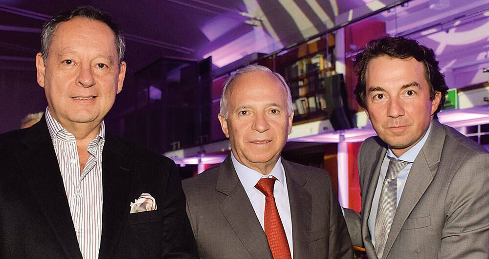 José Germán Mejía, Carlos Arturo Londoño y Juan Antonio Pungiluppi.