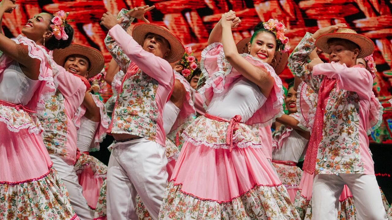 Muestra cultural del Carnaval de Barranquilla.