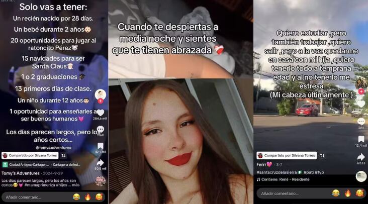Mensajes de Silvana Torres en Tik Tok