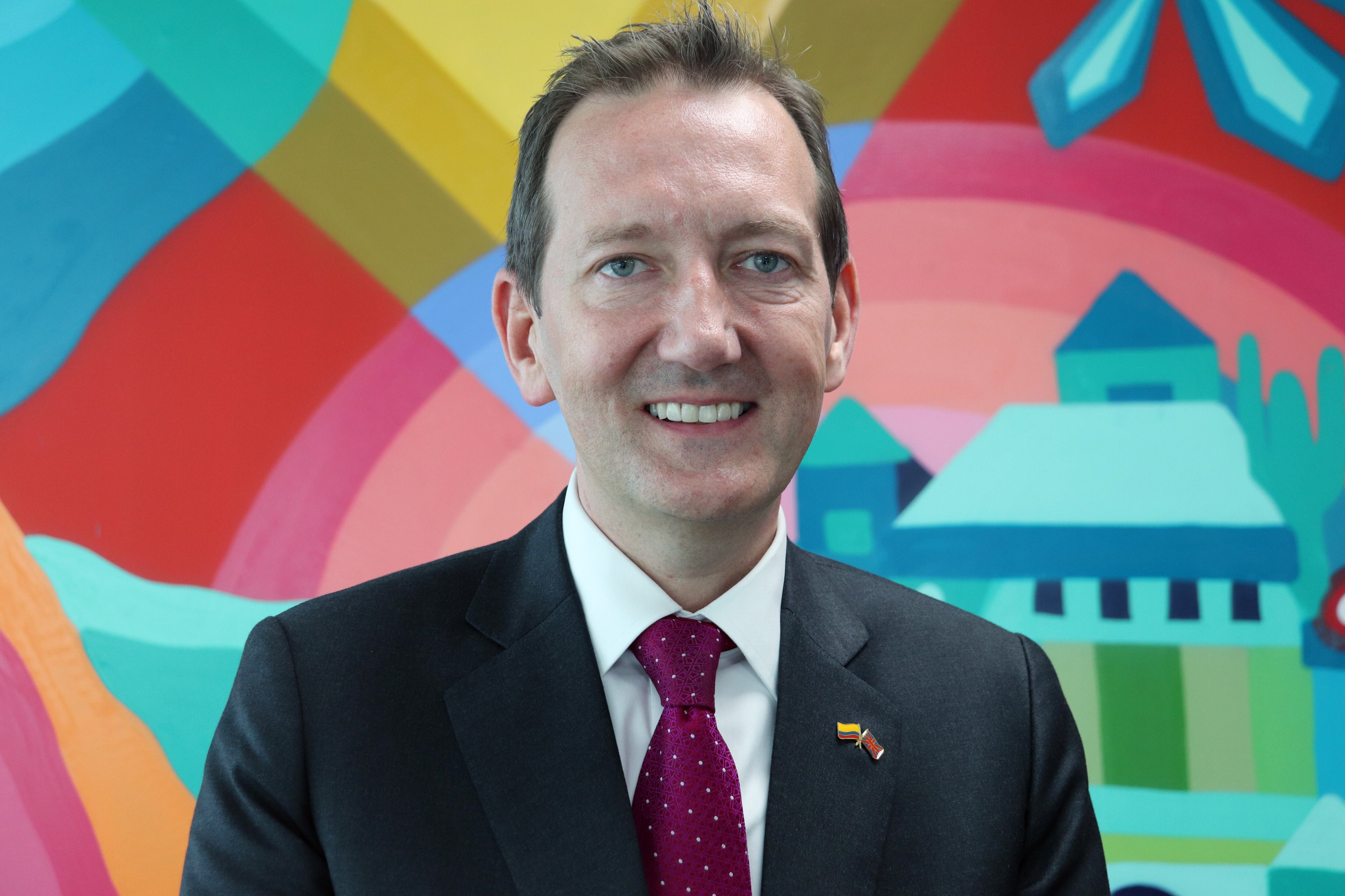 Colin Martin-Reynolds, Embajador Británico en Colombia.