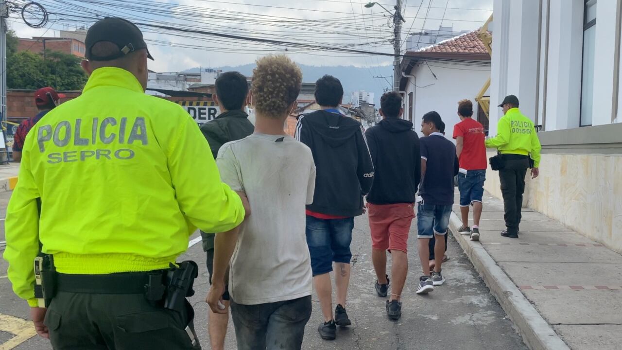 Fueron capturados siete hombres venezolanos y dos colombianos.