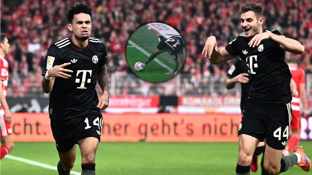 Siguen surgiendo grabaciones del gol de Luis Díaz ante Unión Berlín. Otro ángulo mostró detalle de más.