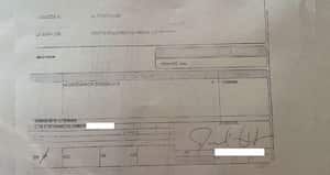 Comprobante de pago Carlos Mattos a Gonzalo Guillén.