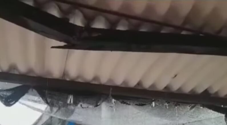 La vigas están vencidas.