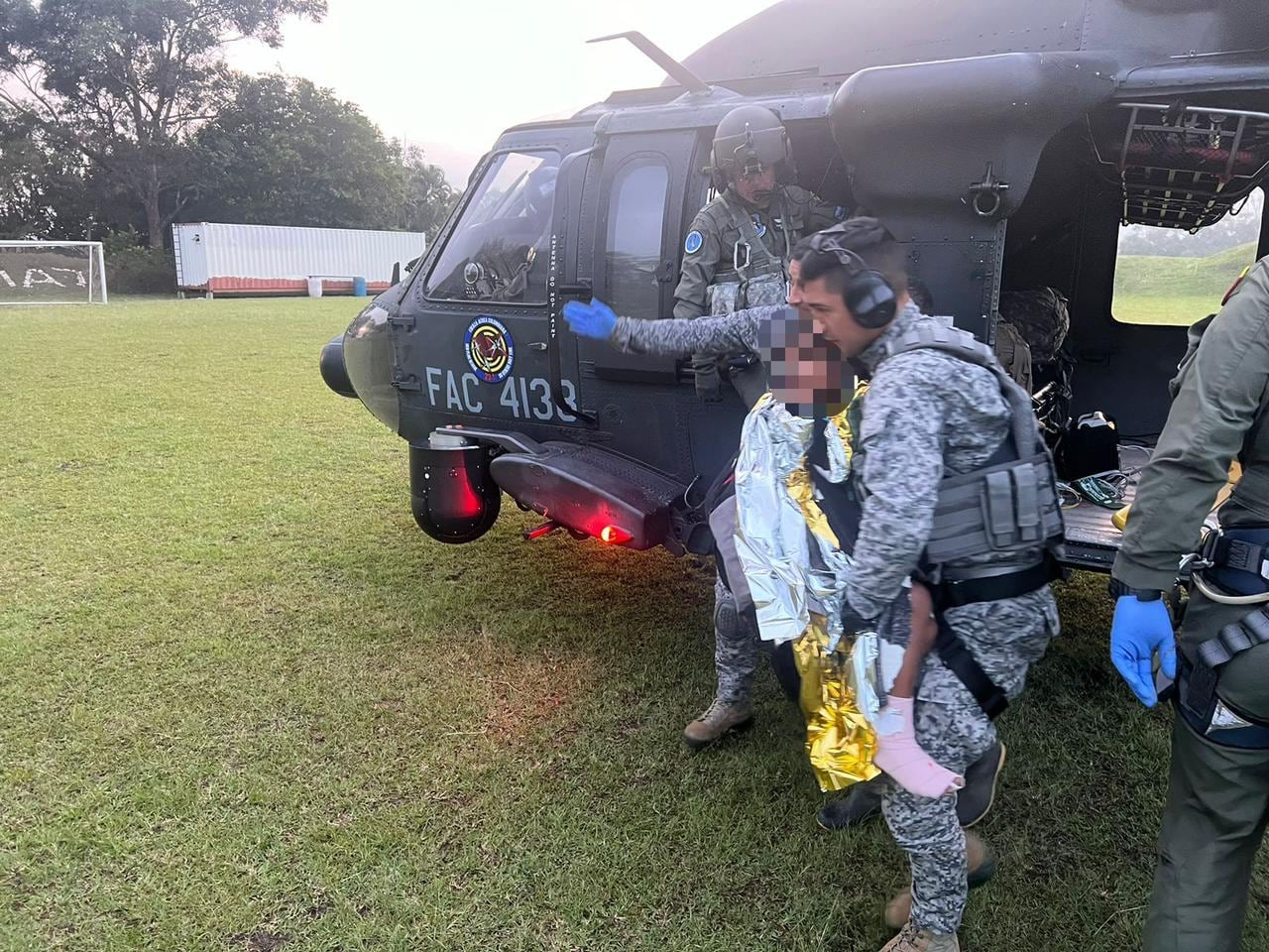 La menor fue trasladada a la ciudad de Medellín.