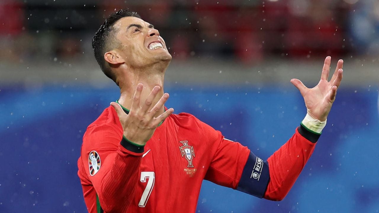 Gesto de Cristiano Ronaldo.