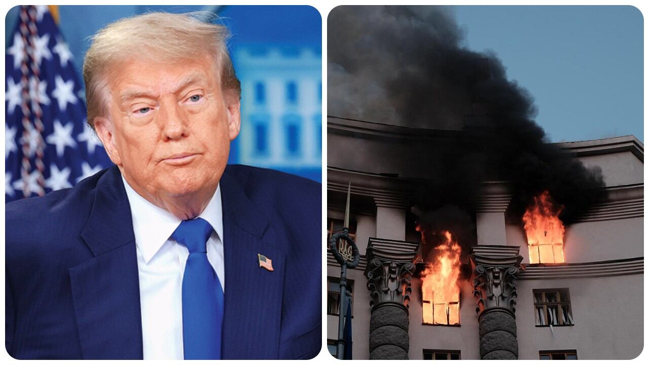 El presidente de los Estados Unidos, Donald Trump, se pronunció tras el ataque de Rusia a Kiev.