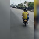 Ladrones en moto en la terminal Calipso del MIO.