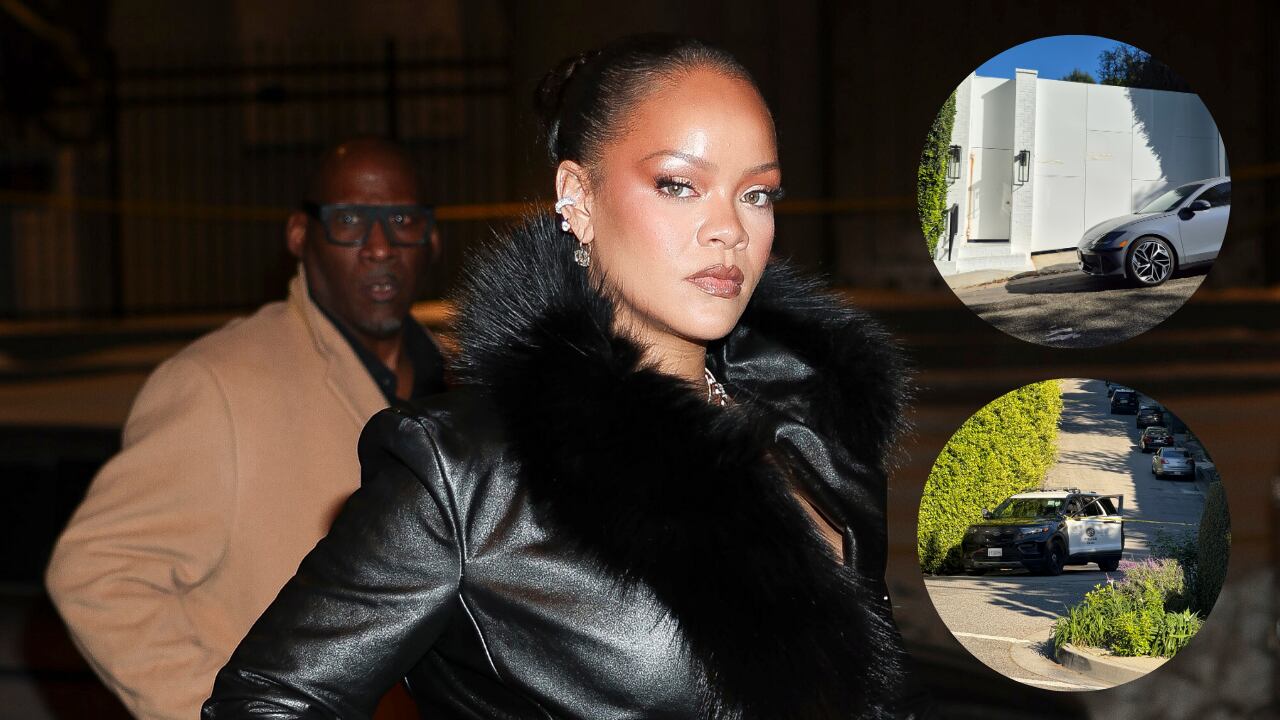 La propiedad de Rihanna fue atacada con varios impactos de bala