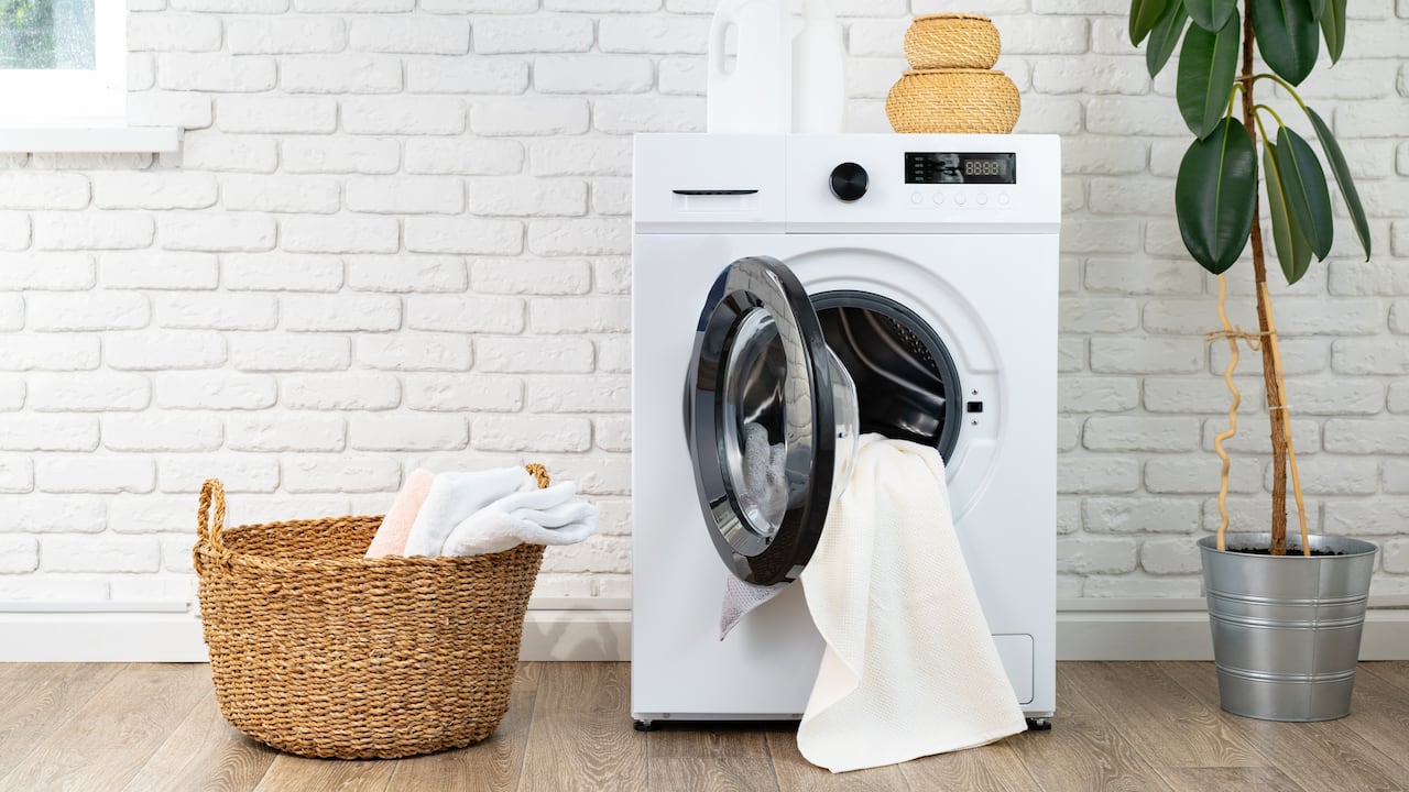 La lavadora optimiza el tiempo de las tareas cotidianas.
