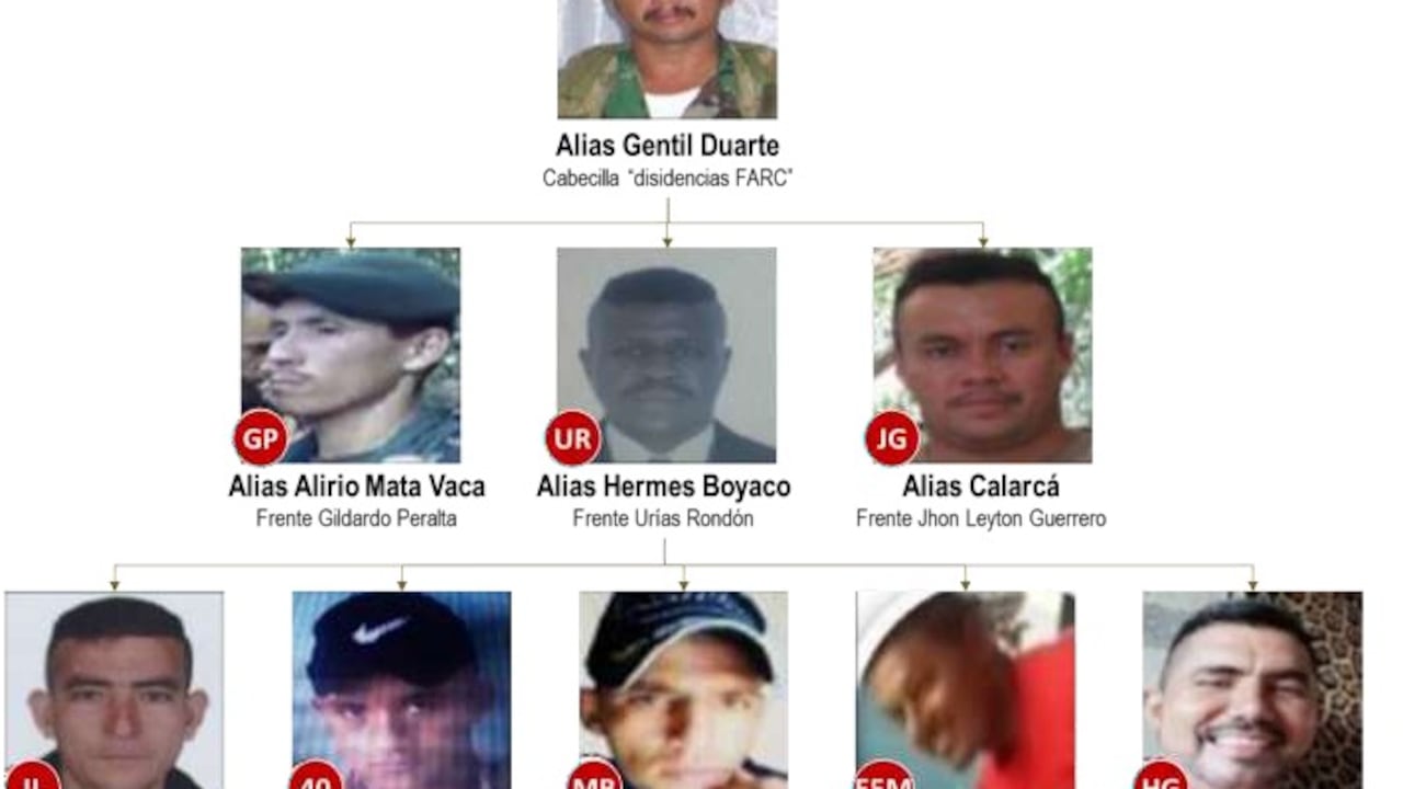 Estas son las disidencias de las Farc responsables del crimen de dos policías en el Meta