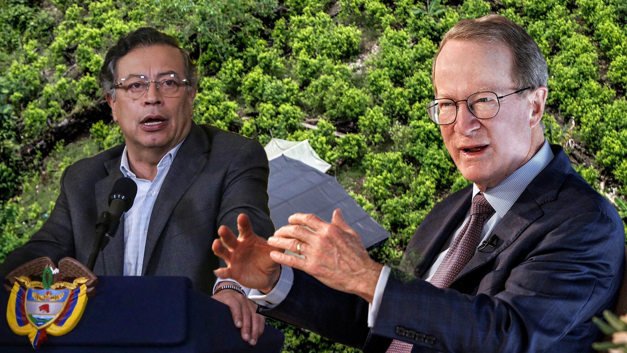 William Brownfield. Gustavo Petro Cultivos Coca