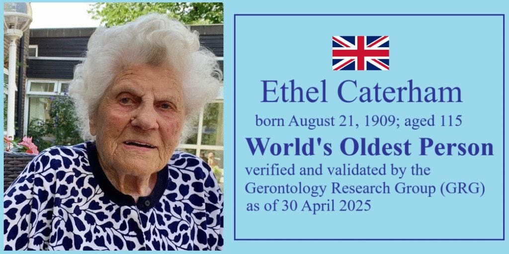 Ethel Caterham, la persona más longeva del mundo