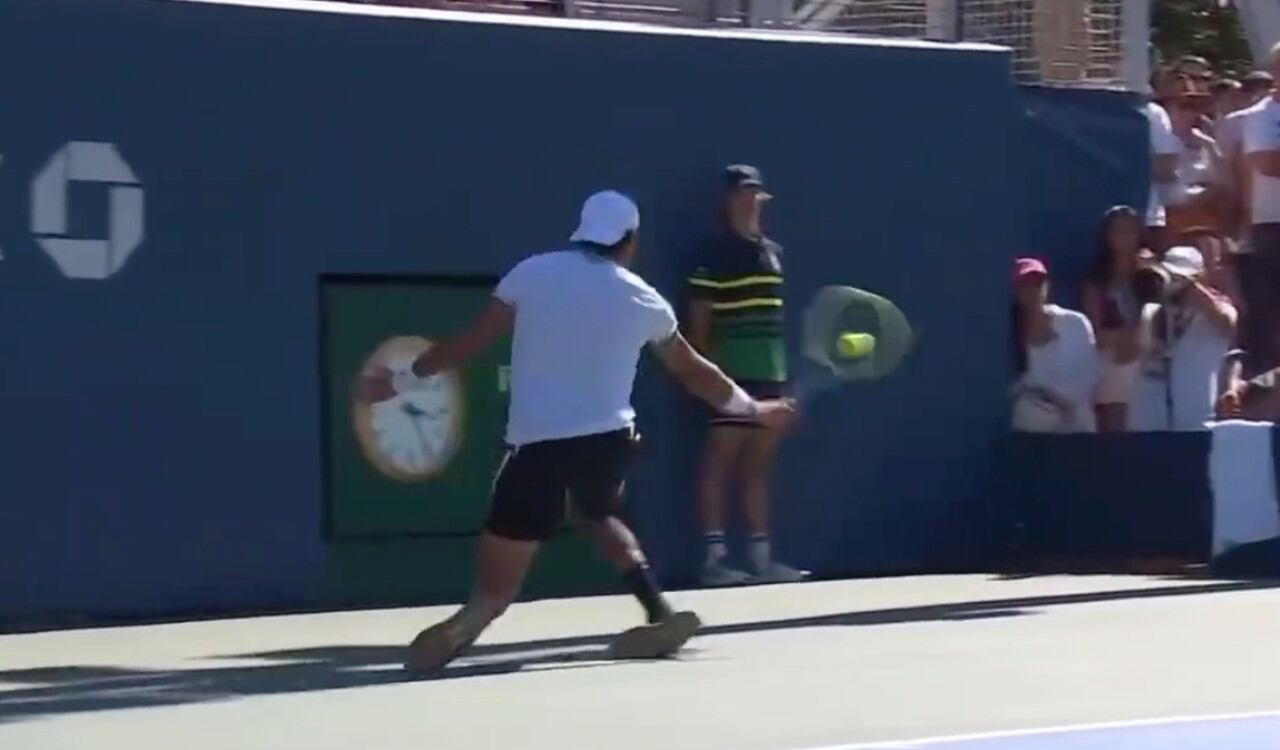 Momento exacto de la lesión de Berrettini en el US Open