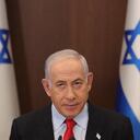 El primer ministro de Israel, Benjamin Netanyahu, atiende una reunión de gabinete en su oficina de Jerusalén el 27 de septiembre de 2023. (Photo by ABIR SULTAN / POOL / AFP)