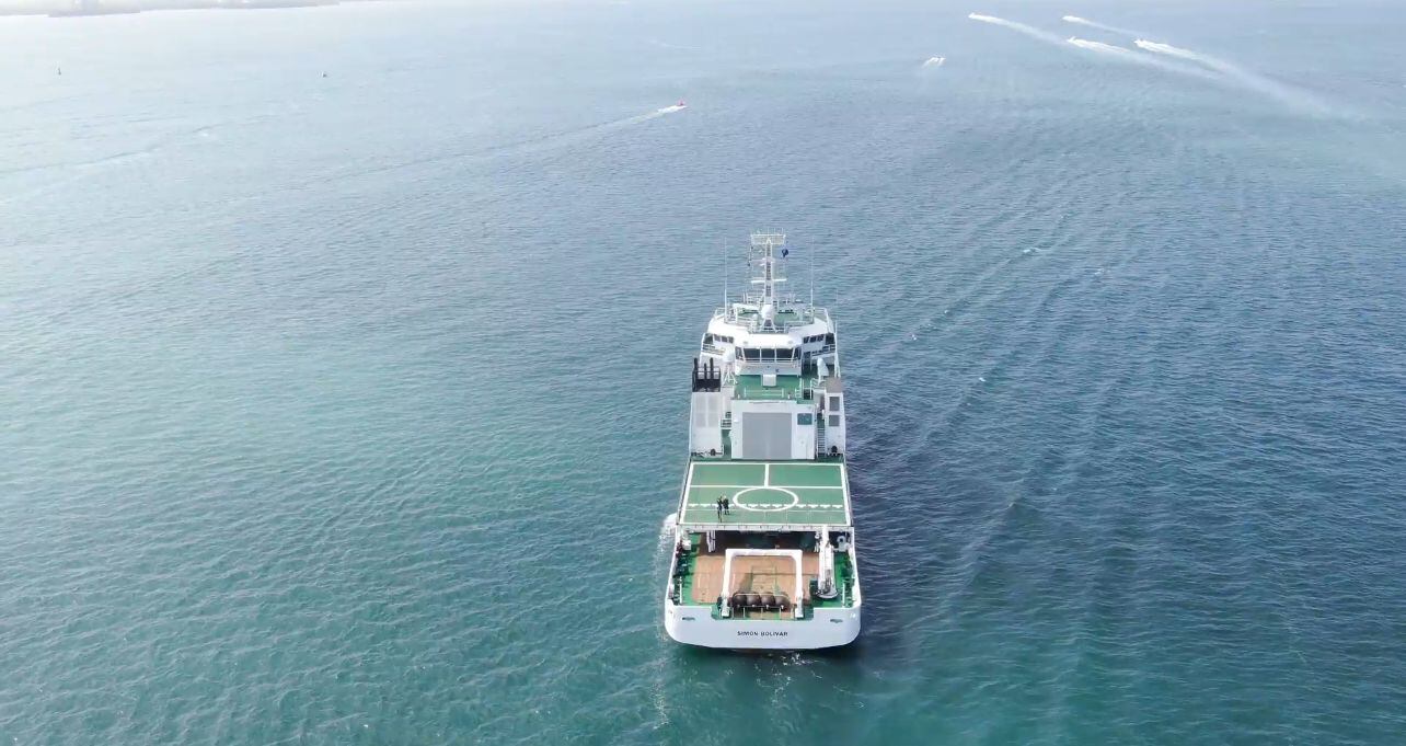 El 11 de diciembre este buque hecho en Colombia iniciará un viaje hasta la Antártida.