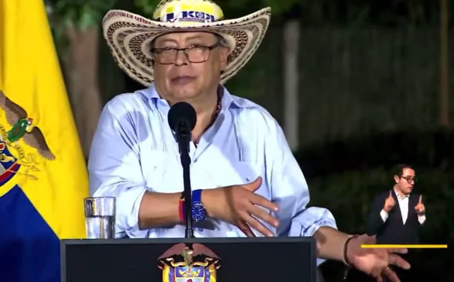 Petro se refirió al campo y su anandono.