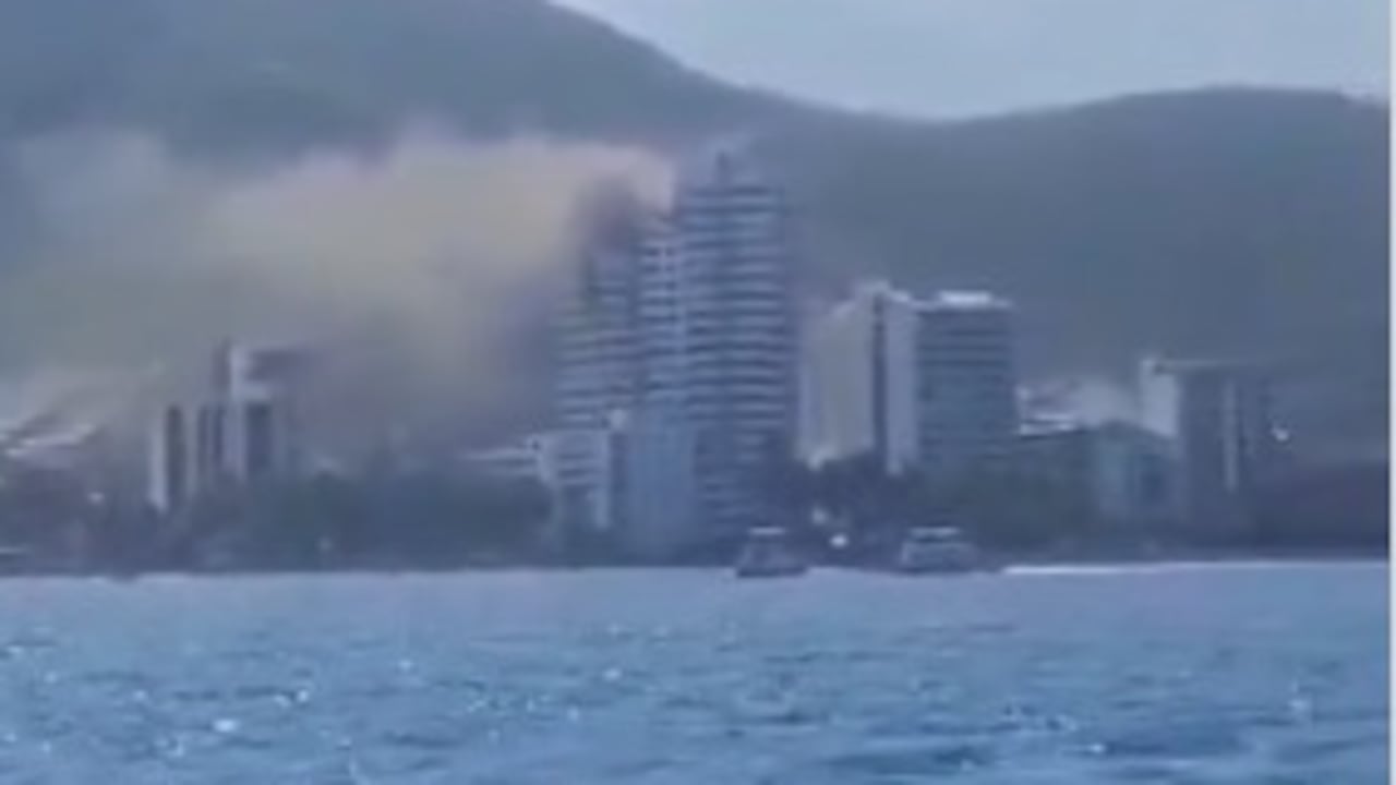 Incendio en Santa Marta.