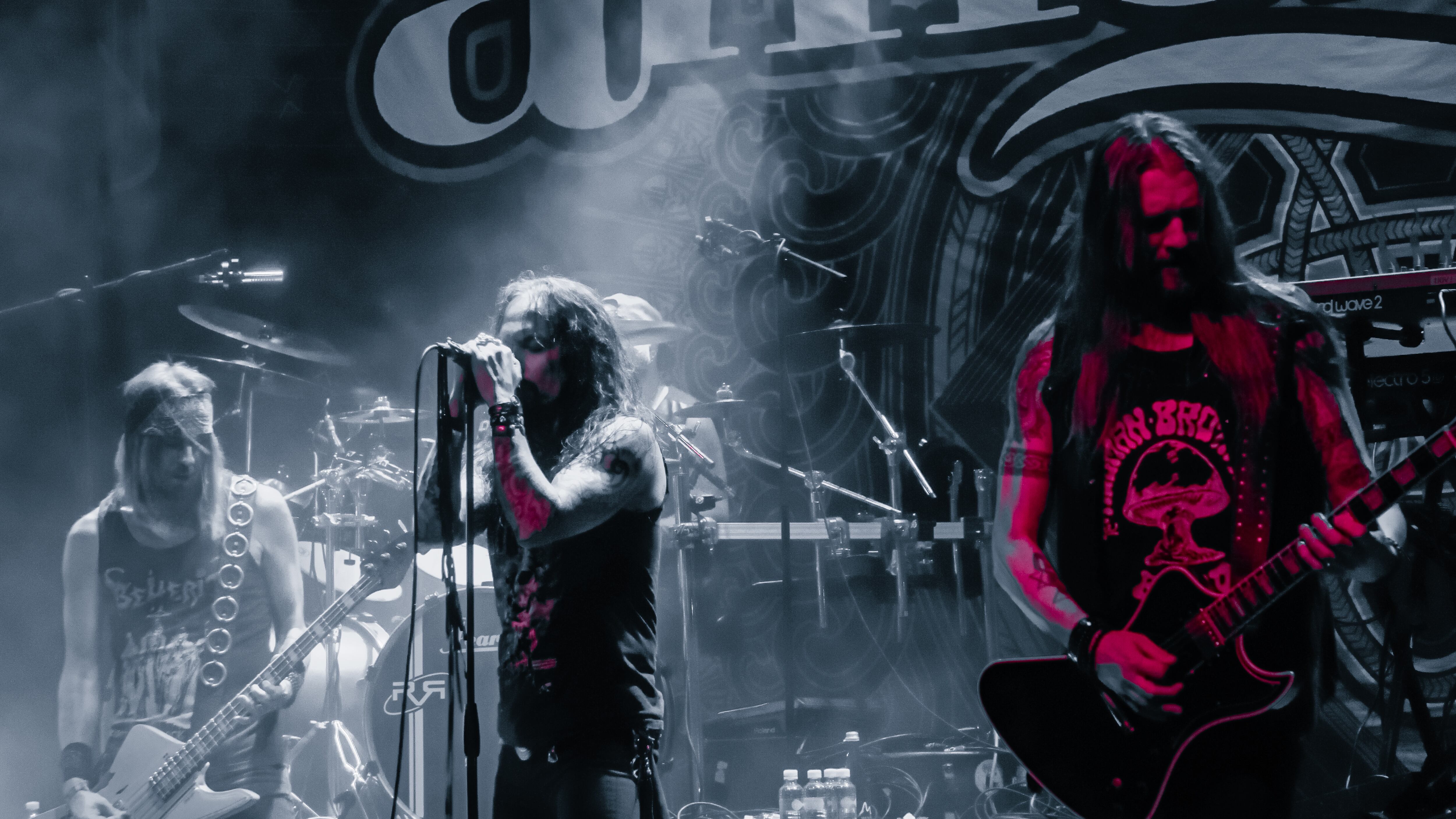 Amorphis en el Teatro Libre de Chapinero, la noche del 15 de abril de 2024.