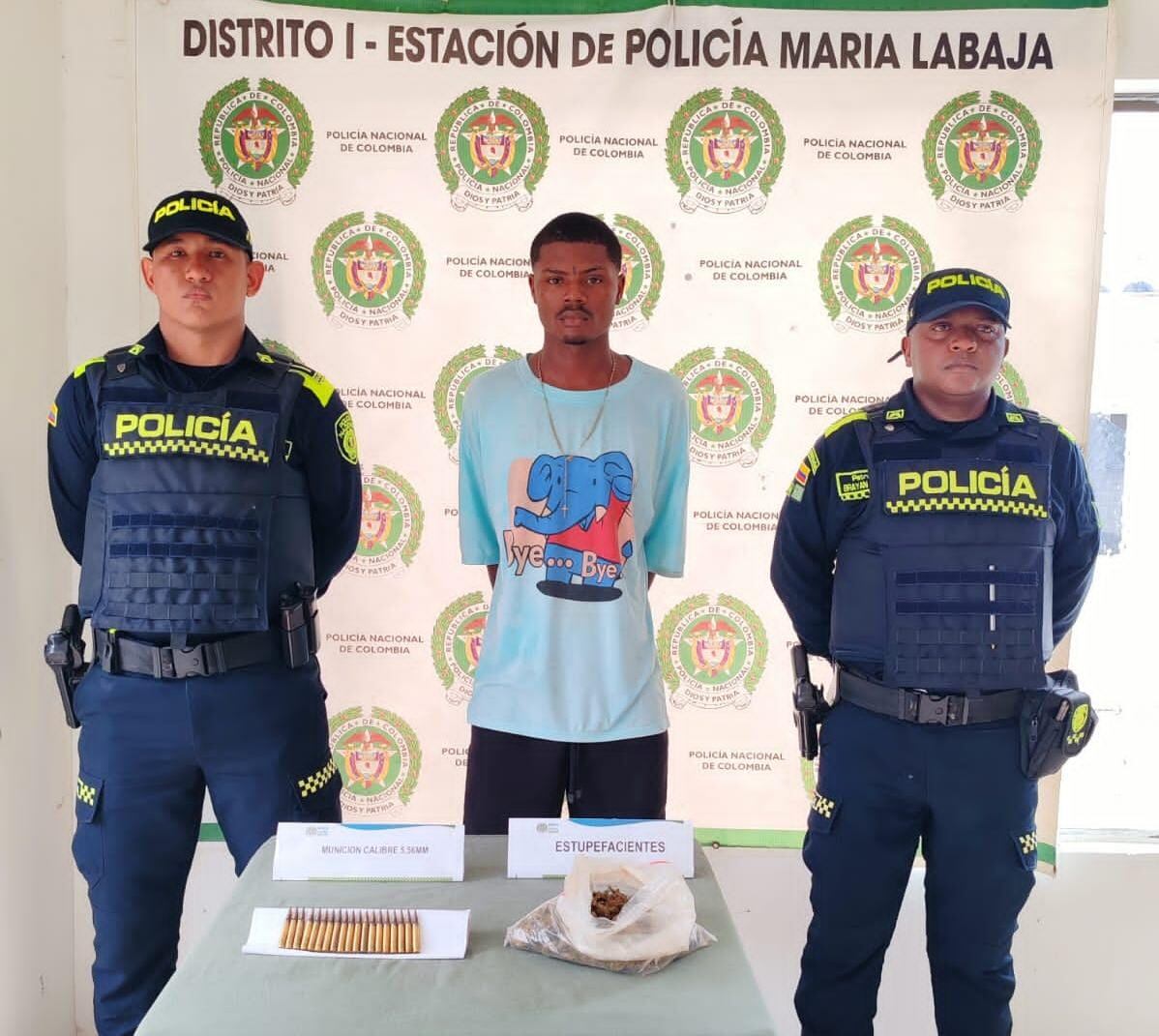 Alias Negro Cigarra, capturado por la Policía de Bolívar.