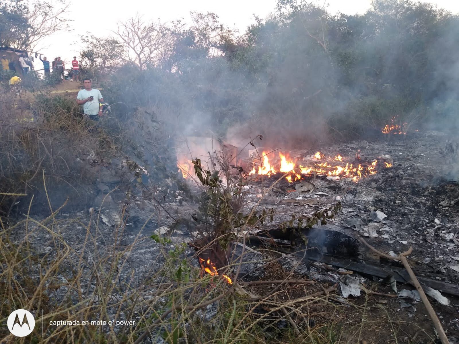 La aeronave era militar y así mismo sus tripulantes