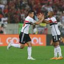 James Rodríguez y Lucas Moura