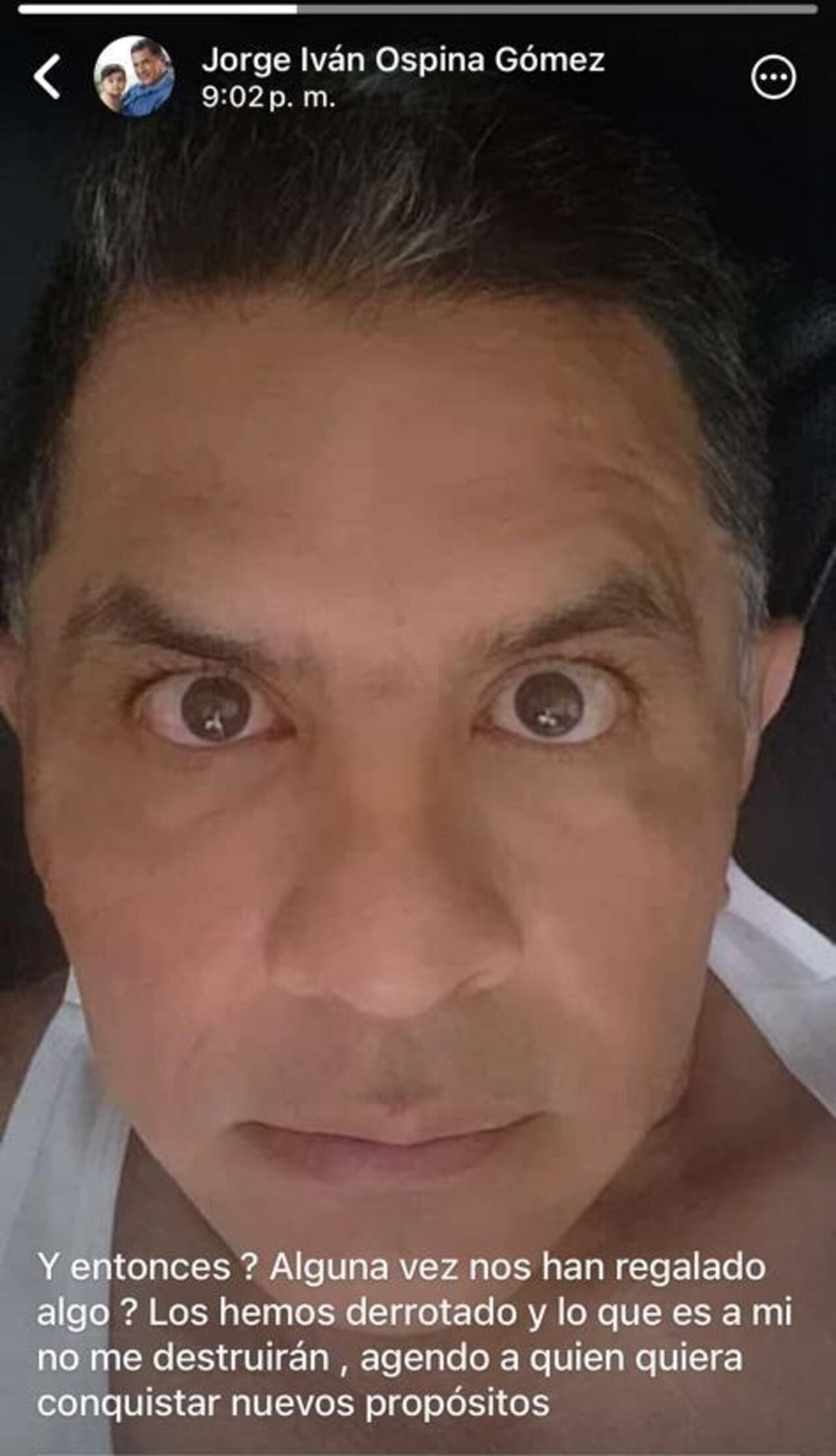 La extraña imagen que publicó el exalcalde de Cali